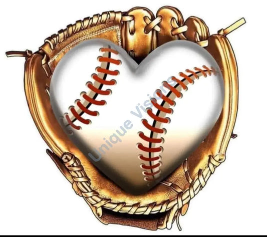 Baseball Heart Single