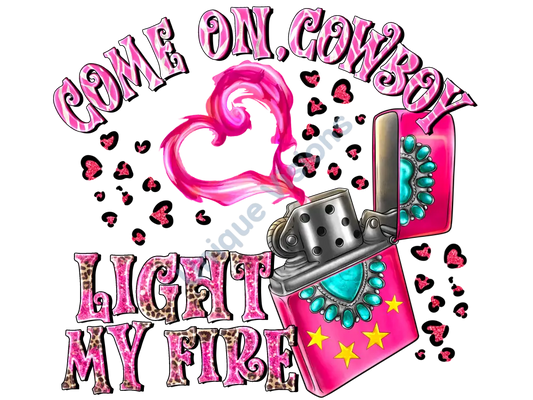 Come On Cowboy Light My Fire Single