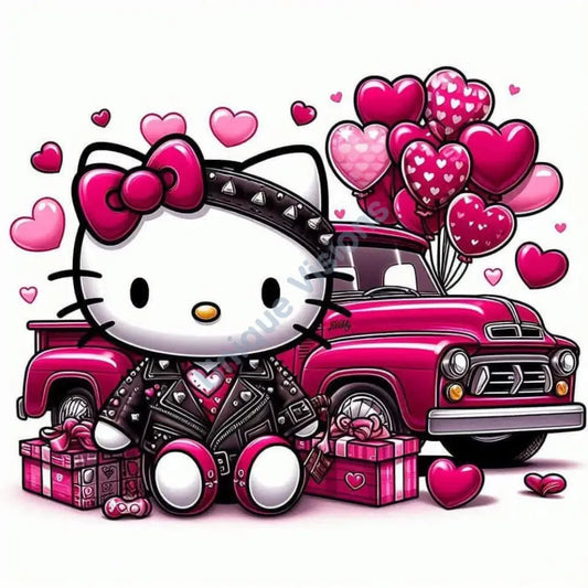 Hello Kitty-Pink Truck Single